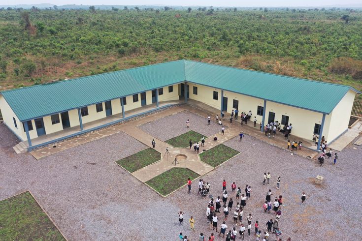 Students learning about the environment
