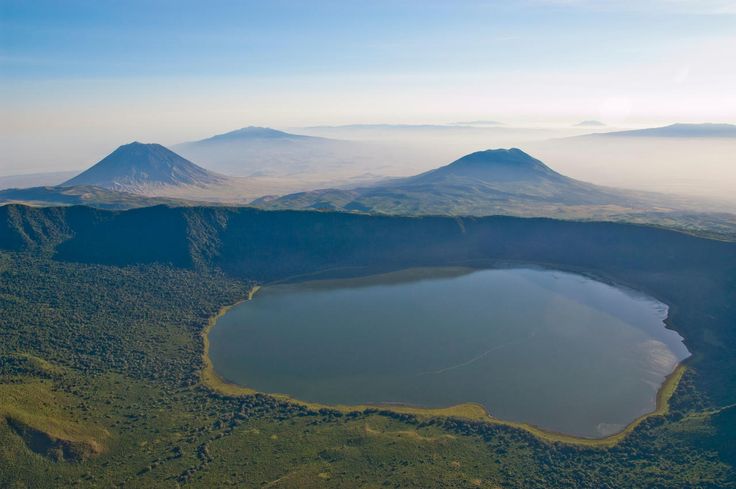 Ngorongoro crater rim lodge with panoramic views